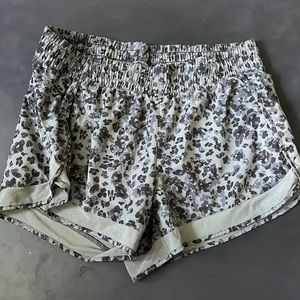 Printed Mesh racer run 4” shorts
